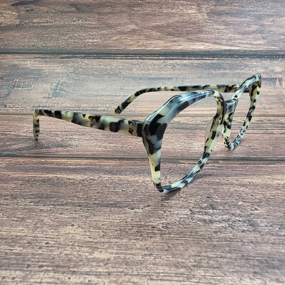 Warby Parker Nancy 166 Eyeglasses Marble Tortoise Cat Eye Frames 57-17-140